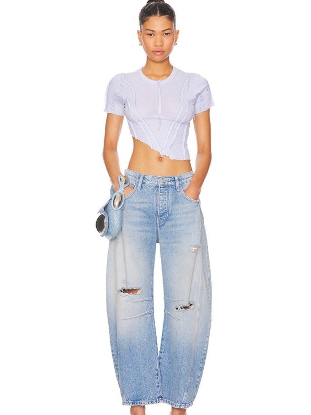 We The Free Good Luck Barrel Jeans size 27